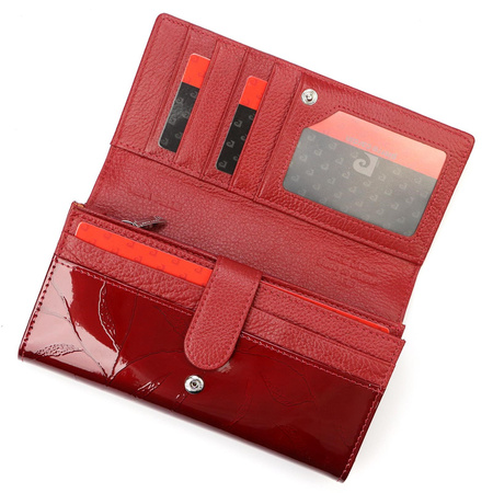 Portfel damski skórzany skóra naturalna Pierre Cardin 