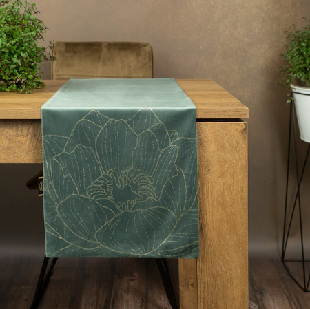 OBRUS BLINK 13 35 X 180 CM CIEMNOMIĘTOWY