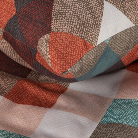 POŚCIEL D91 ALEXA 160 X 200 CM BRĄZOWY