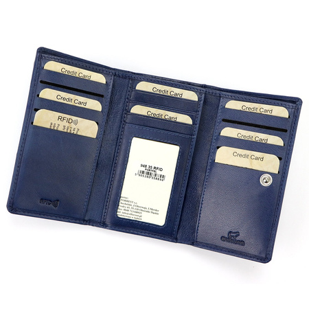 Portfel damski skórzany skóra naturalna El Forrest 