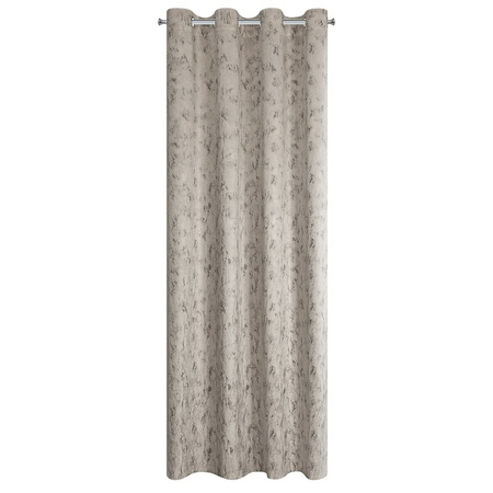 ZASŁONA GOTOWA KORNELIA 140 X 250 CM JASNOBEŻOWY