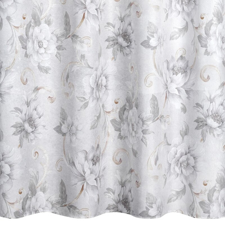 ZASŁONA GOTOWA SIENNA 140 X 250 CM SREBRNY