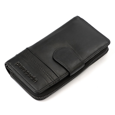 Portfel damski skórzany skóra naturalna Pierre Cardin