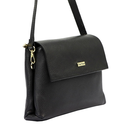 MiaMore torebka listonoszka skóra naturalna beżowy