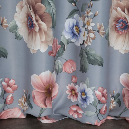 ZASŁONA GOTOWA GAJA 140 X 250 CM SZARY