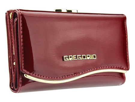 Portfel damski skórzany skóra naturalna Gregorio 