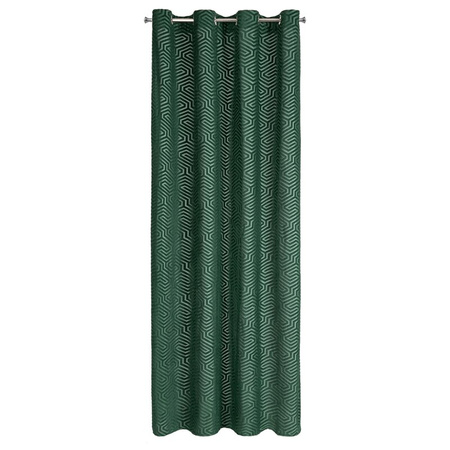 ZASŁONA GOTOWA INGA 140 X 250 CM CIEMNOZIELONY