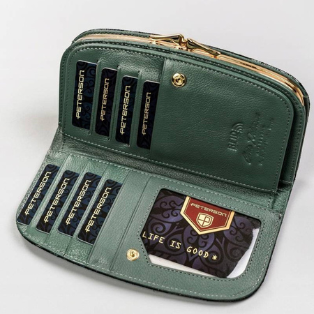 Portfel damski skórzany skóra naturalna  Peterson