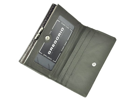 Portfel damski skórzany skóra naturalna Gregorio 