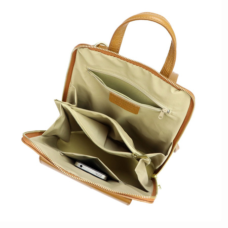 Plecak damski skórzany skóra naturalna MiaMore 