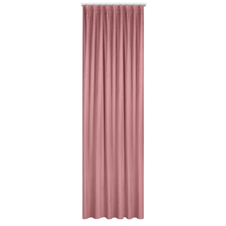ZASŁONA GOTOWA MADLEN NA TAŚMIE 140 X 300 CM RÓŻOWY