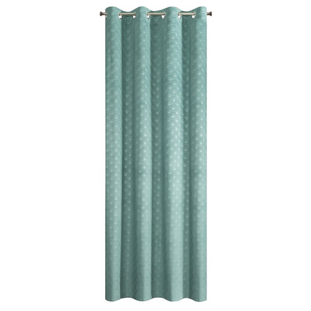 ZASŁONA GOTOWA JULIA 140 X 250 CM TURKUSOWY