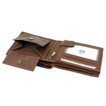 Portfel męski skórzany skóra naturalna Nordee 