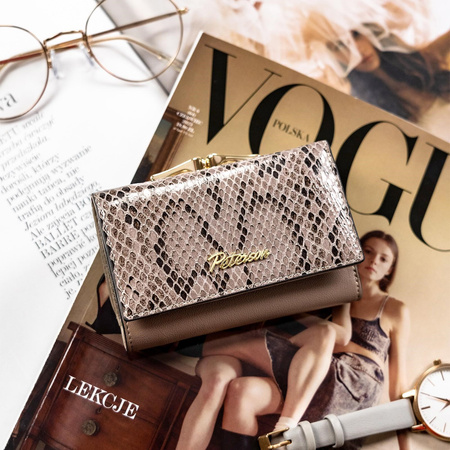 Portfel damski skórzany skóra naturalna  Peterson