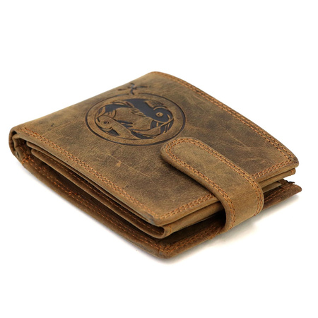 Portfel męski skórzany skóra naturalna Nordee