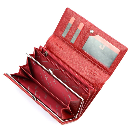 Portfel damski skórzany skóra naturalna Pierre Cardin