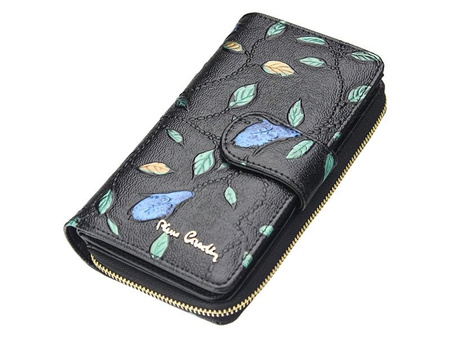 Portfel damski skórzany skóra naturalna Pierre Cardin