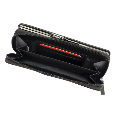 Portfel damski skórzany skóra naturalna Pierre Cardin