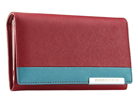 Portfel damski skórzany skóra naturalna Gregorio 