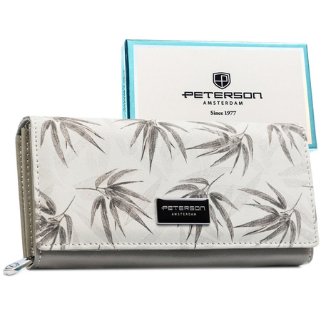 Portfel damski skóra naturalna skórzany Peterson