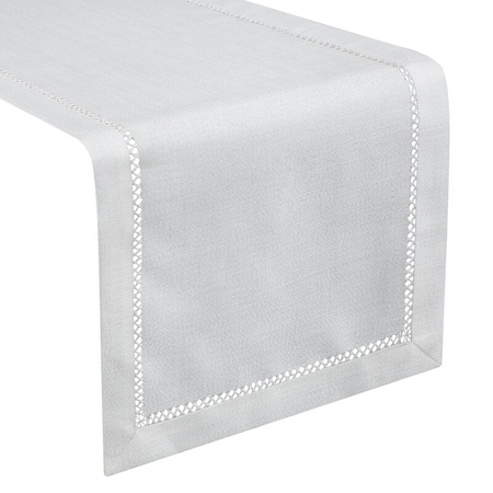 OBRUS EMILY 40 X 140 CM BIAŁY