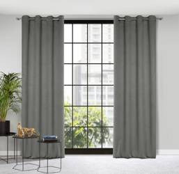 ZASŁONA GOTOWA CARLO 135 X 250 CM POPIELATY