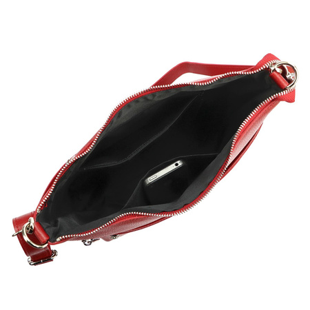 MiaMore torebka listonoszka skóra naturalna beżowy