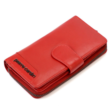 Portfel damski skórzany skóra naturalna Pierre Cardin 