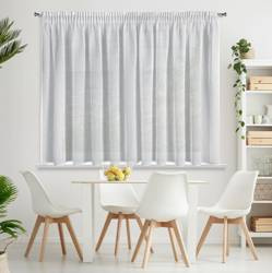 FIRANA GOTOWA ANGELA NA TAŚMIE 400 X 145 CM BIAŁY