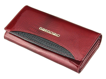 Portfel damski skórzany skóra naturalna Gregorio 