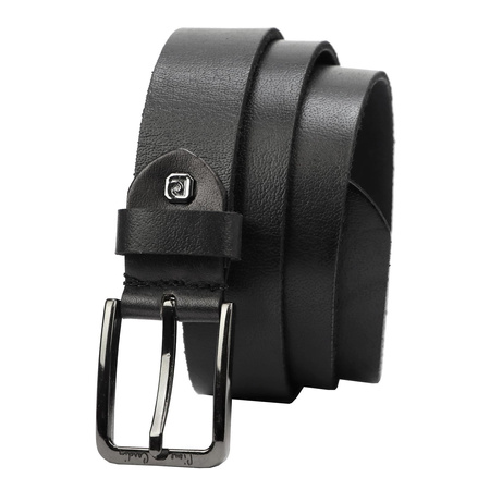 Pierre Cardin pasek czarny - mężczyzna