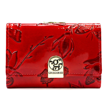 Portfel damski skóra naturalna skórzany Gregorio 