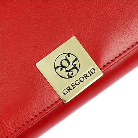 Gregorio portfel skóra naturalna niebieski GS-102 - kobieta