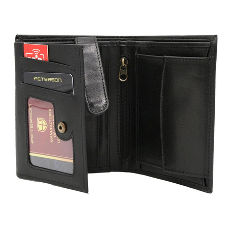 Portfel męski skórzany skóra naturalna  Peterson