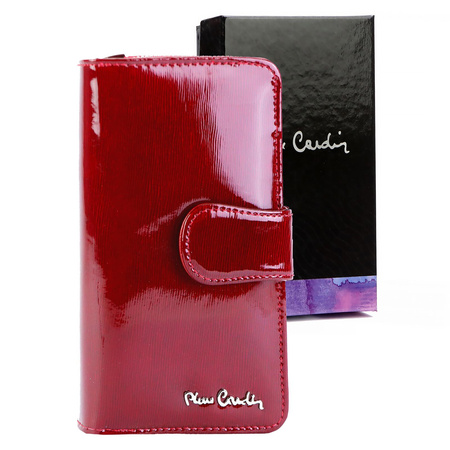 Portfel damski skórzany skóra naturalna Pierre Cardin 