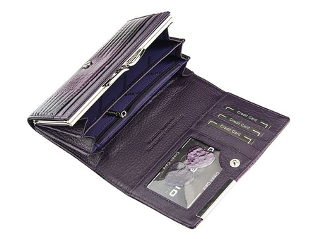 Portfel damski skóra naturalna skórzany Gregorio 