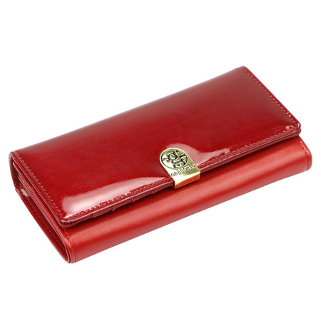 Portfel damski skórzany skóra naturalna + skóra ekologiczna Gregorio