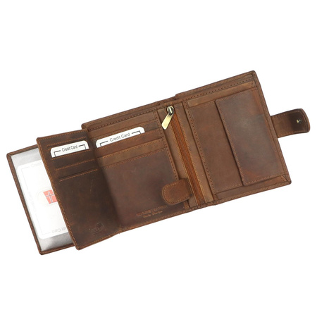 Portfel męski skórzany skóra naturalna Nordee 