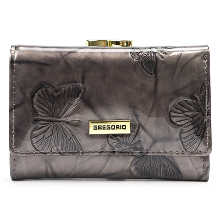 Portfel damski skórzany skóra naturalna Gregorio 