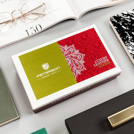 Portfel damski skórzany skóra naturalna  Peterson