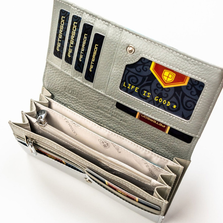 Portfel damski skóra naturalna skórzany Peterson