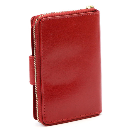 Portfel damski skóra naturalna skórzany Gregorio 