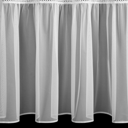 FIRANA GOTOWA NAOMI 140 X 260 CM BIAŁY