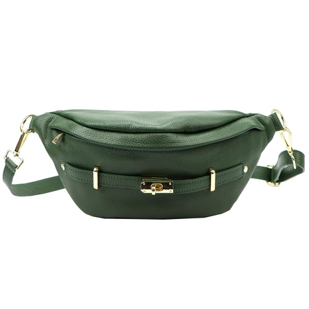 Torebka torebki skórzana saszetka nerka skóra naturalna Luka damska