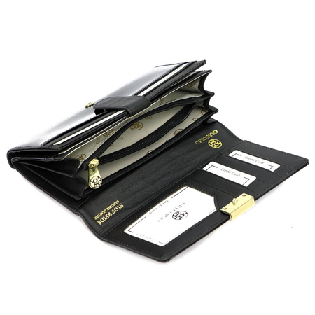 Portfel damski skórzany skóra naturalna Gregorio