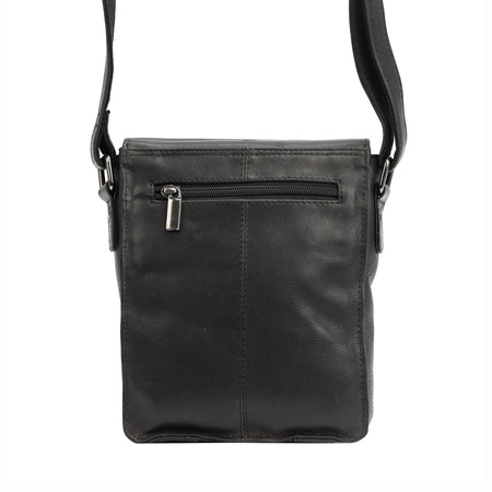 Torba saszetka listonoszka męska na ramię skórzana skóra naturalna Money Kepper