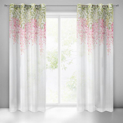 FIRANA GOTOWA JULIETA 140 X 250 CM BIAŁY