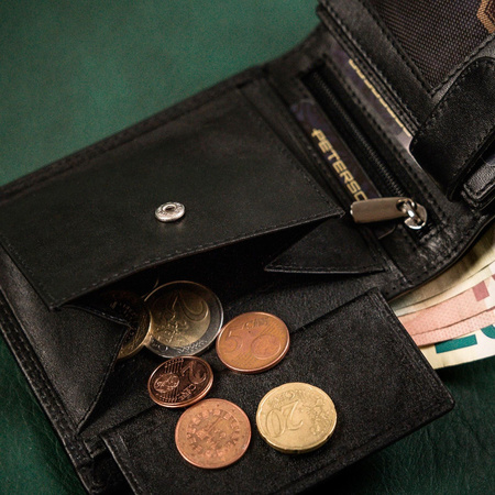 Portfel męski skórzany skóra naturalna  Peterson