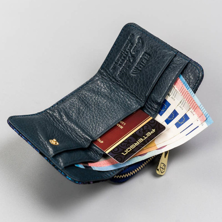 Portfel damski skórzany skóra naturalna  Peterson