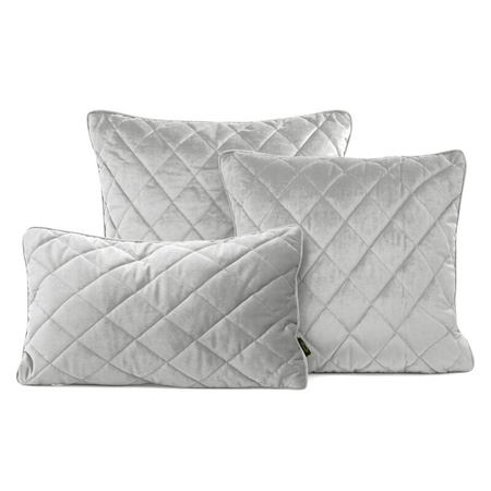 POSZEWKA VELVET 27 45 X 45 CM SREBRNY